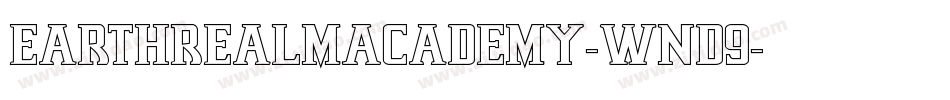 EarthrealmAcademy-WnD9字体转换