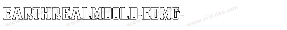 EarthrealmBold-Edmg字体转换