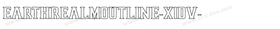 EarthrealmOutline-x1DV字体转换