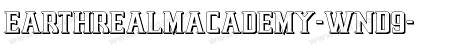 EarthrealmAcademy-WnD9字体转换