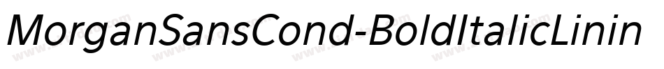 MorganSansCond-BoldItalicLining字体转换 MorganSansCond-BoldItalicLining字体转换