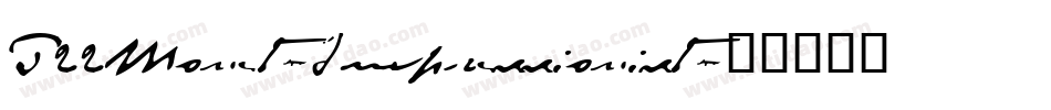 P22Monet-Impressionist字体转换