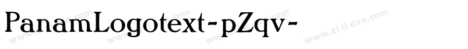 PanamLogotext-pZqv字体转换