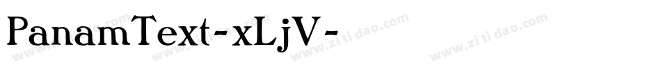 PanamText-xLjV字体转换