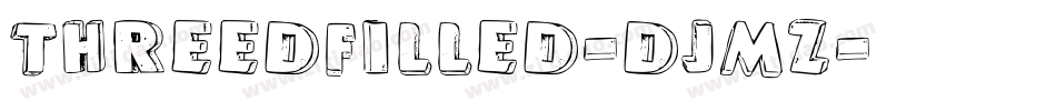 ThreedFilled-dJMZ字体转换