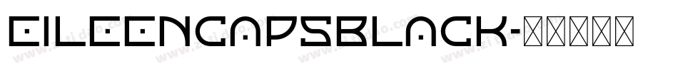 EileenCapsBlack字体转换