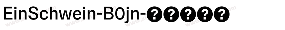 EinSchwein-B0jn字体转换
