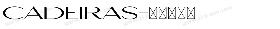 Cadeiras字体转换
