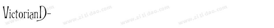 VictorianD字体转换