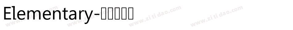 Elementary字体转换