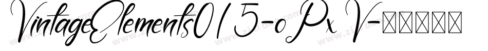 VintageElements015-oPxV字体转换