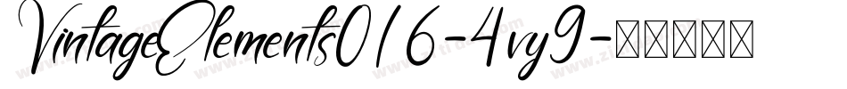 VintageElements016-4vy9字体转换