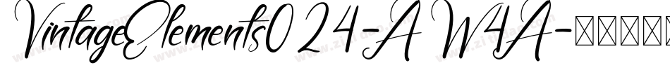 VintageElements024-AW4A字体转换
