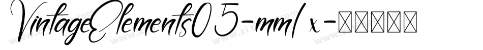 VintageElements05-mm1x字体转换