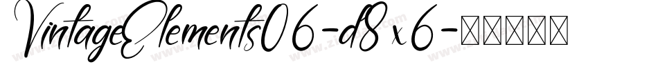 VintageElements06-d8x6字体转换