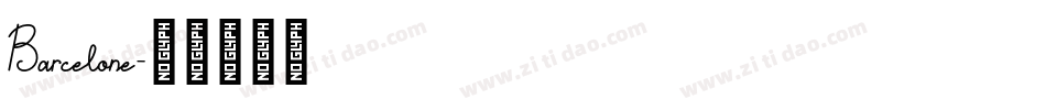 Barcelone字体转换