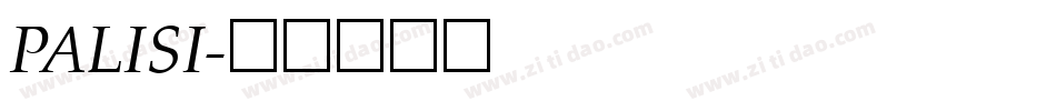 PALISI字体转换