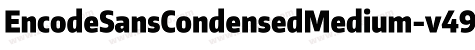 EncodeSansCondensedMedium-v49M字体转换