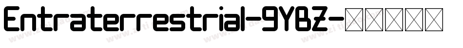 Entraterrestrial-9YBZ字体转换