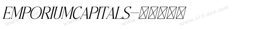 EmporiumCapitals字体转换