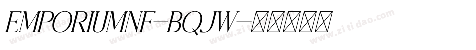 EmporiumNf-Bqjw字体转换