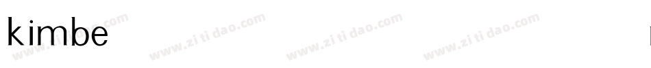 kimberle字体转换