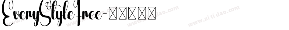 EveryStyleFree字体转换
