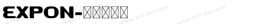 EXPON字体转换