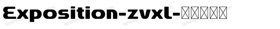 Exposition-zvxL字体转换