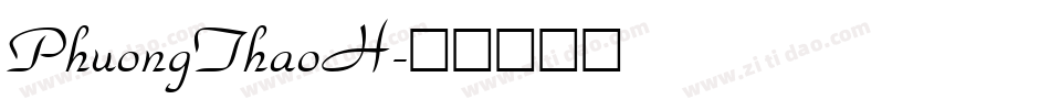 PhuongThaoH字体转换