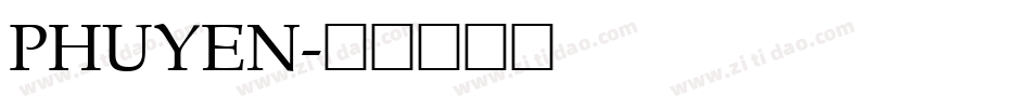 PHUYEN字体转换