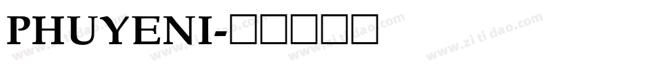 PHUYENI字体转换