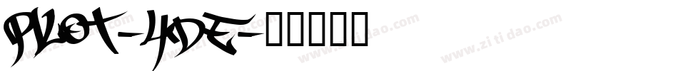 Pilot-4DE字体转换