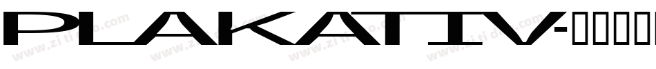 PLAKATIV字体转换