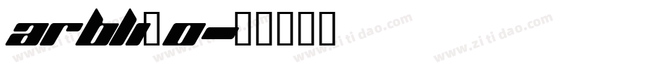 ARBLI_0字体转换