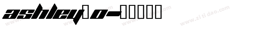 ASHLEY_0字体转换