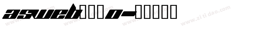 ASWEB___0字体转换