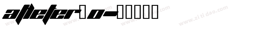 ATLETER_0字体转换