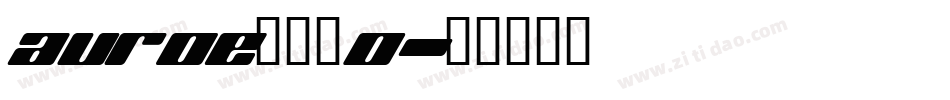 AUROE___0字体转换
