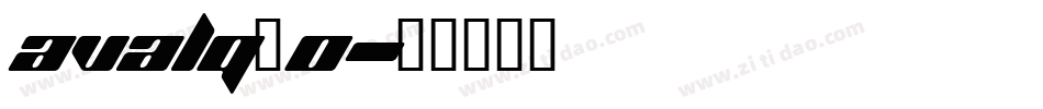 Avalq_0字体转换