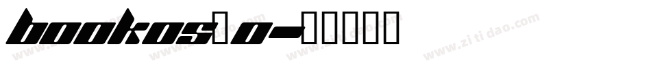 BOOKOS_0字体转换