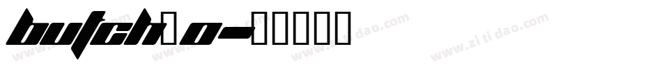Butch_0字体转换