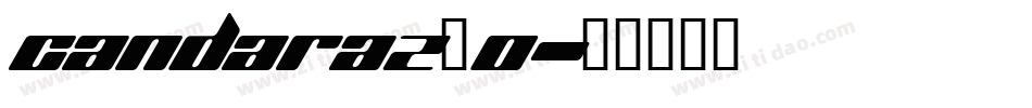 Candaraz_0字体转换