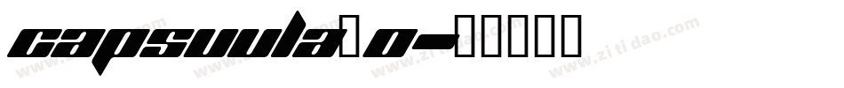 Capsuula_0字体转换