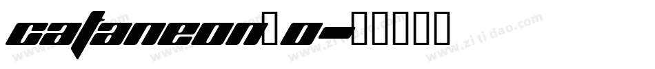Cataneon_0字体转换