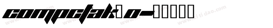 Compctak_0字体转换