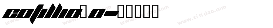 Cotillio_0字体转换