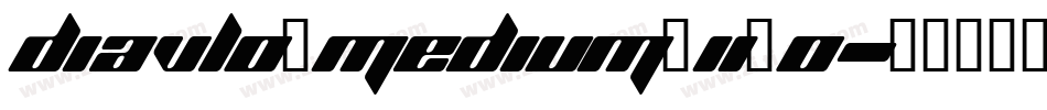 Diavlo_MEDIUM_II_0字体转换