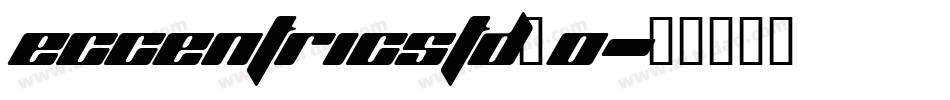 EccentricStd_0字体转换