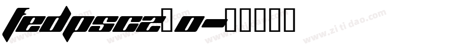 FeDPsc2_0字体转换